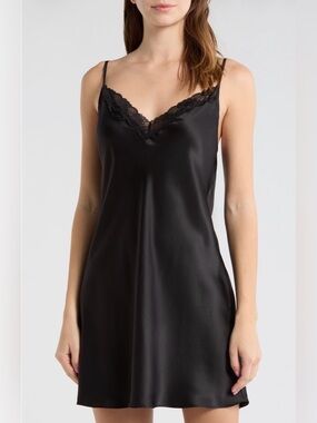 Etam milky lace trim washable silk camisole